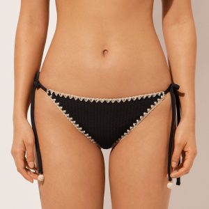String Swimsuit Bottom Bicolor