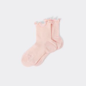 Girls’ Ribbed Short Socks
