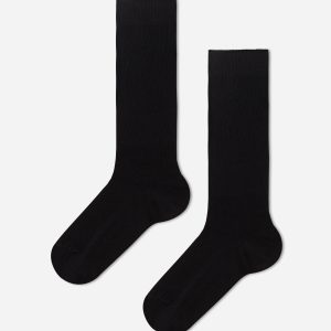 Girls’ Breathable Cotton Long Socks