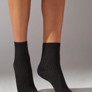 Cashmere Blend Short Socks