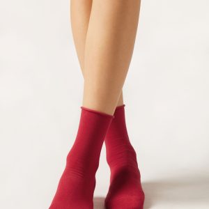 Non-Elastic Cotton Ankle Socks