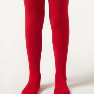 Girls' Super Opaque Tights with Cashmere